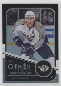 2011-12 O-Pee-Chee Rainbow Foil Black Border /100 Francis Bouillon #267