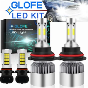 4X White LED Headlight + Fog Light Bulbs For 2003-2005 Dodge Ram 1500 2500 3500 - Picture 1 of 8