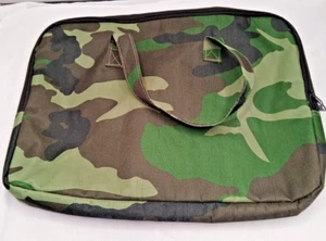 Military Camo Pattern Computer Bag Case 14.5x11 Inches - Picture 1 of 4