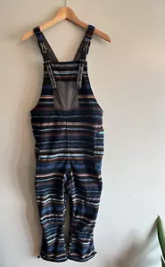 KAVU Ws Pocatello Fleece Latzhose Strampler Hose Decke Streifen Größe S - Bild 1 von 6