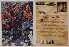 Windstorm Premium Signatures RYAN BENJAMIN AUTOGRAPH Card 139/500 Phantom Guard