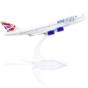 Modellino aereo Boeing 747 British Airways metallo pressofuso 1:400 - Foto 1 di 9