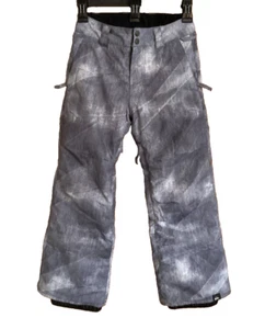 Quiksilver The Mountain & the Wave Gray Snowboard pant 10k dry flight Youth 8S/P - Picture 1 of 6