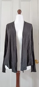 Kew black angora-mix open front cardigan - L/Used - Picture 1 of 6