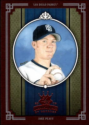 2005 Donruss Diamond Kings #189 Jake Peavy   Framed Red San Diego Padres - Image 1 of 2