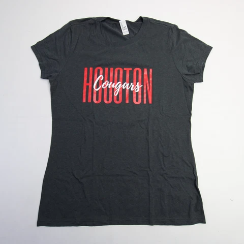 Houston Cougars District Perfect Tri Short Sleeve Shirt Women's Dark Gray New Cover
