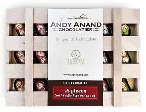 European Liquor Flavored Vegan Dark Chocolate Bottles, Shipped 2nd Day Air - Picture 1 of 9