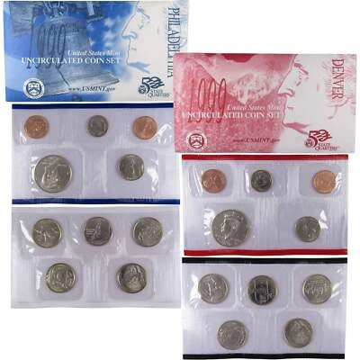 1999 Uncirculated Coin Set U.S Mint Original Government Packaging OGP - Image 1 of 4
