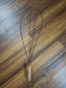 Antique Wire Rug Beater Primitive Rug Cleaner 29.5" Farmhouse Country Decor  - Picture 1 of 12