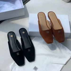 Sandalias de punta de gamuza poco profundas para mujer Toteme - Imagen 1 de 12