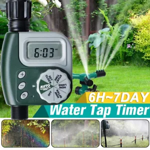 Bewässerungsuhr Digital LCD Automatische Wasser Zeitschaltuhr Timer für Garten - Bild 1 von 12