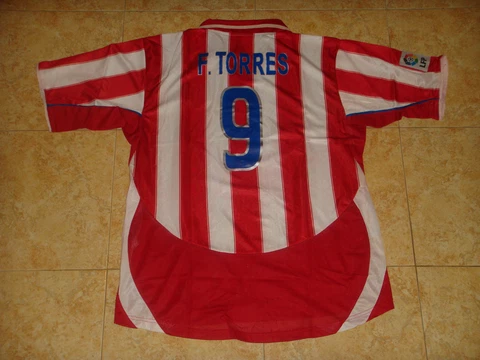 Atletico Madrid Soccer Jersey Nike Spain Football Shirt Camiseta 2003-04  TORRES Cover