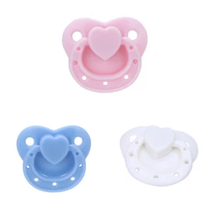 New Dummy Pacifier For 26cm Reborn Baby Dolls With Internal Magnetic Accessories - Picture 1 of 19