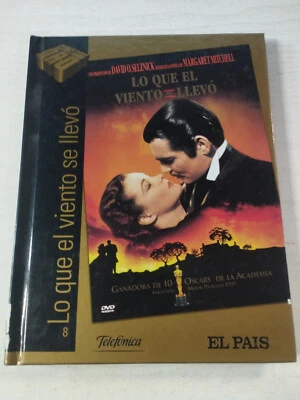 Lo Que El Viento Se Llevo Clark Gable - Dvd Libro Español Ingles Region 2 Am Esp - Image 1 of 4