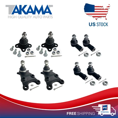 8 件前球接头 + 领带杆端适用于 ISUZU TROOPER & VEHICROSS ACURA SLX — 第 1/4 张图片