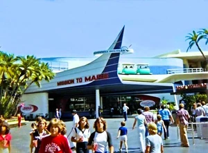 Mission To Mars Disneyland 1975 POSTER 24" X 18" Vintage - Picture 1 of 2