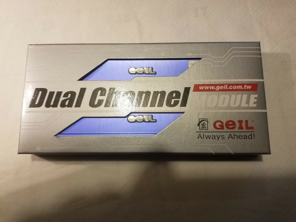 GeIL 512mb 2 X 256mb 184-pin DDR SDRAM DDR 400 PC 3200 Dual Channel Kit Syste...