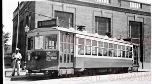 8H669 BASURA NEG/RP 1945 SACRAMENTO CITY LINE VAGÓN DE TREN #54 BOLSA CA - Imagen 1 de 1