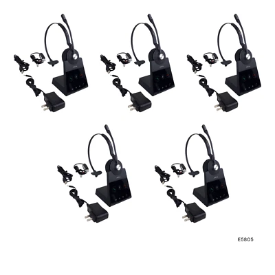 Jabra Engage 65 Mono WHB051BS Headset W/ Accessories E5805 - Image 1 of 4