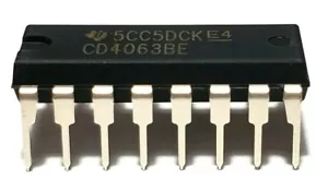 10PCS CD4063BE CD4063 4-Bit Magnitude Comparators - New IC - Picture 1 of 9