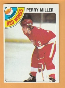 Perry Miller Detroit Red Wings 1978-79 Topps #16 12I - Imagen 1 de 2