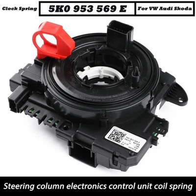 5K0953569E sensor de ángulo de dirección muelle de bobinado unidad de control anillo abrasivo de airbag para VW - Imagen 1 de 4