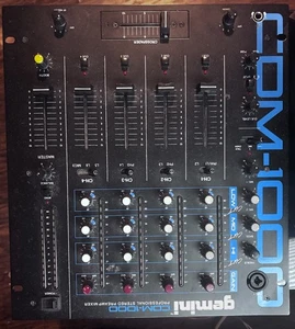 GEMINI DJ Mixer 4 Channel CDM-1000 Works Great - Picture 1 of 4