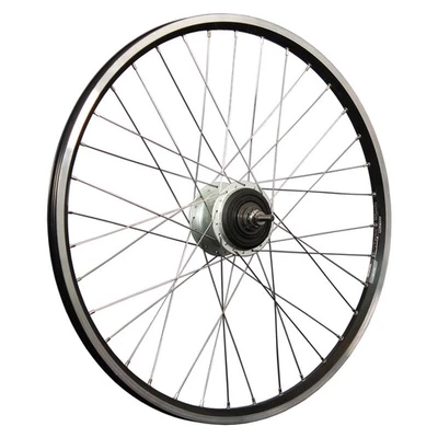 Laufrad 26 Zoll Hinterrad Hohlkammer Shimano Nexus 8 Gang Nabenschaltung schwarz - Bild 1 von 4