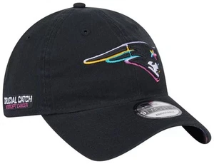 CAPPELLO NEW ENGLAND PATRIOTS 9TWENTY NERO REGOLABILE NEW ERA CRUCIAL CATCH RARO 24 - Foto 1 di 6