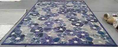 AZURITE BLUE 9'-6" x 13'-6" Cut on Rug, Reduced Price 1172776256 MSR3625A-10 - Image 1 of 4