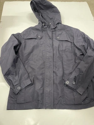 Lands' End Jacket Winter Coat HOODED Hood Black Kid's Youth 18/20 XL - Image 1 of 4