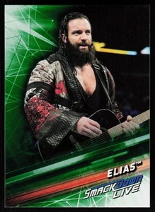 2019 Topps WWE SmackDown Live Elias #21 Wrestling CARD WWE / WWF Green - Picture 1 of 2