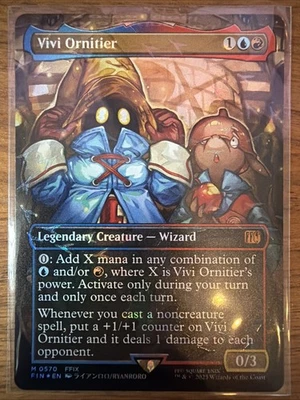 Magic: The Gathering Vivi Ornitier (Borderless) Chocobo Track Foil FINAL FANTASY - Image 1 of 2