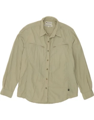 COLUMBIA Womens Shirt UK 16 Large Green Nylon BR02 - Image 1 of 3