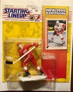 1994 Starting Lineup STEVE YZERMAN New Edition Kenner Detroit Red Wings Sealed - Picture 1 of 4
