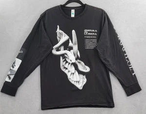 Animals As Leaders Shirt Mens Medium Black Parrhesia Tour Long Sleeve Band Tee - Picture 1 of 14