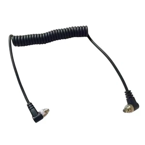 Reinforced PC To PC Flash Syncing Cable Flexible Spring Design for Studio Light - Picture 1 of 8