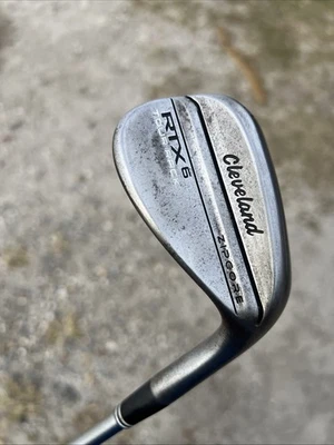 Cleveland RTX 6 ZipCore Tour Rack Raw Gap Wedge GW 50* DG Spinner Steel Mens RH - Image 1 of 4