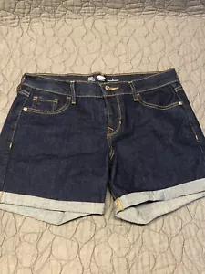 OLD NAVY ~ San Francisco Mid Rise Dark Denim w/Rust Stitching ~ Sexy Size 6-Jean - Picture 1 of 6