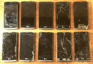 WHOLESALE LOT OF 10 LG LEON H345 4G LTE Android Smart Cell Phones *FOR PARTS* - Picture 1 of 6