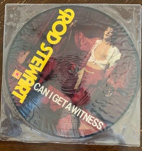 Rod Stewart "Can I Get A Witness" import 12" picture disc 1984 PD 20119 - Picture 1 of 2