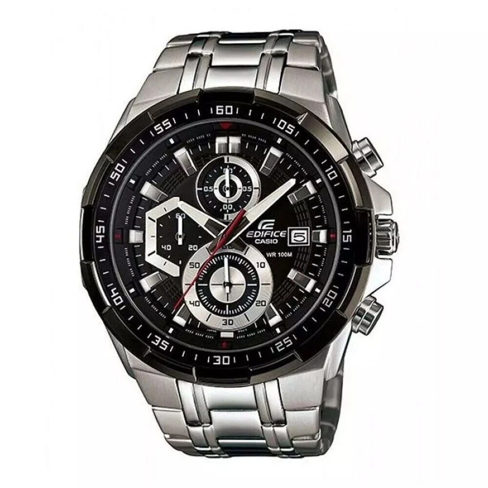 Мужские часы Casio Edifice EFR-539D-1AVUDF, НОВЫЕ, черный циферблат, нержавеющая сталь - Изображение 1 из 1
