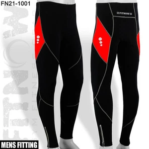 Mens Winter Cycling Tights Trouser Bicycle CoolMax Padded Cycle Legging M,L,XL - Picture 1 of 1