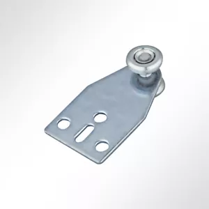 Laufrolle Vorhangrolle Führungsrolle verzinkt für Laufschiene 25x19mm Schiebet.. - Bild 1 von 8