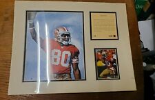 JERRY RICE KELLY RUSSELL LITOGRAPHS PRINT ORIGINAL ART MATTED LIMITED EDITION