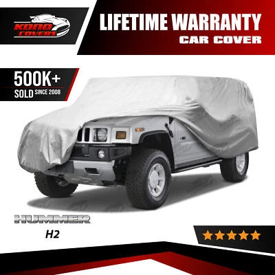 HUMMER H2 SUV SUT CAR COVER Sport Utility Outdoor Water Proof Rain Snow Sun Dust - Image 1 of 4