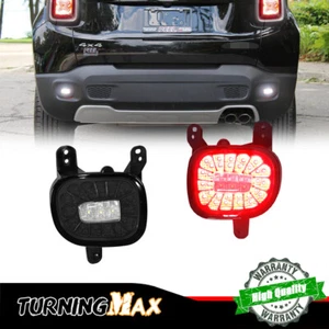 Smoked Lens LED Backup Reverse/Rear Fog/Tail/Brake Light For 2015+ Jeep Renegade - Picture 1 of 12