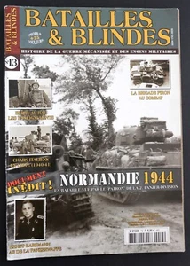 Batailles & Blindés #13 2006 - Normandie 1944 - French Magazine - Picture 1 of 2