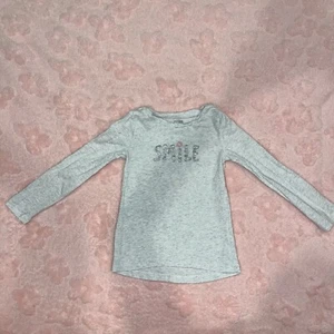 Gray Girls Simple Joys By Carter’s Size 5T Smile Flower Long Sleeve Shirt Top - Picture 1 of 11