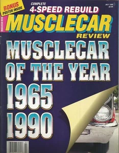 MUSCLE CAR REVIEW 1990 JULY - GSX, Z-16, XR-7, AMC - Imagen 1 de 1